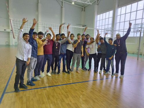 В Ингушском государственном университете состоялся товарищеский матч по волейболу с участием иностранных студентов
