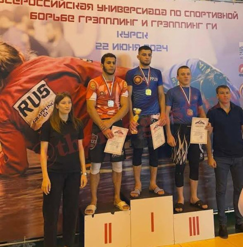 Студент ИнгГУ стал победителем всероссийской олимпиады по спортивной борьбе 